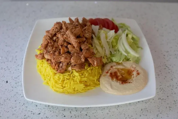 Beef and lamb shawarma wrap at Original Shawarma Calgary